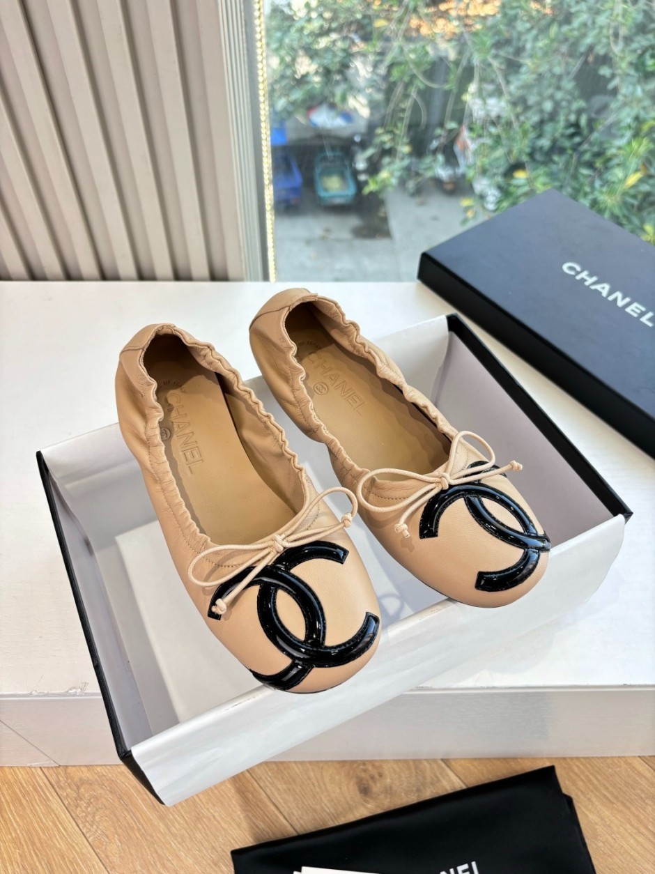 可愛い リボン バレエシューズ シャネル パンプス コピー レディース