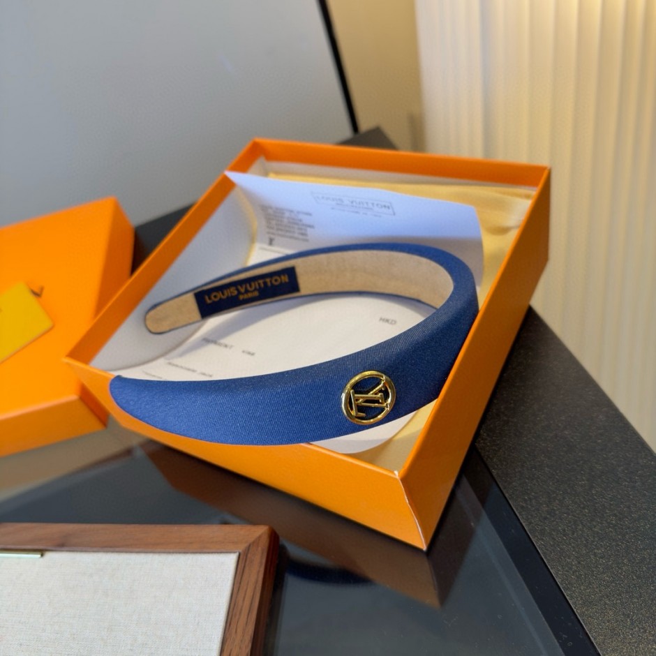 シンプル 合わせやすい ルイ・ヴィトン カチューシャ 偽物 ヘア