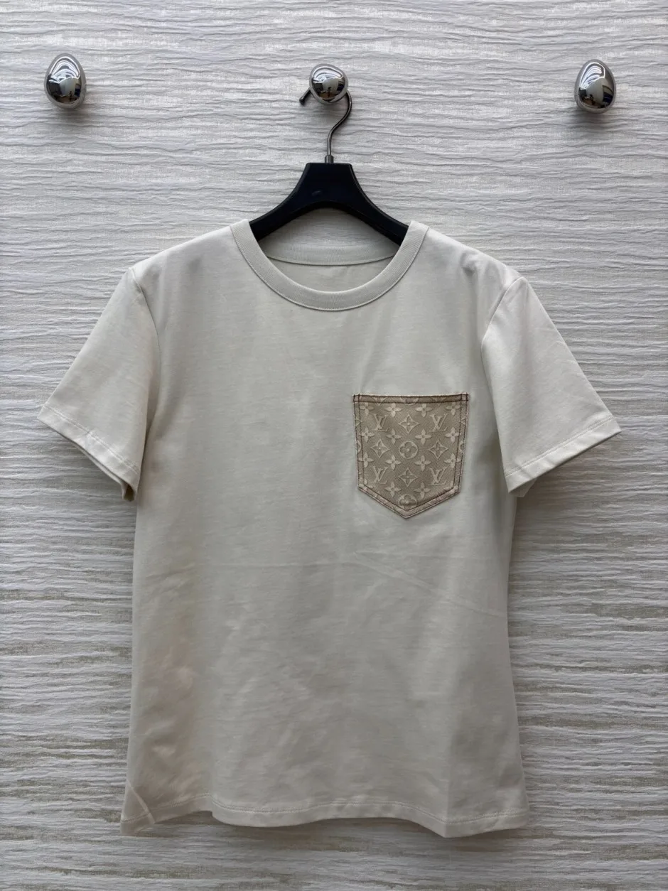 シグネチャー ポケットTシャツ ルイ・ヴィトン Tシャツ コピー コットン シグネチャー ポケットTシャツ ルイ・ヴィトン Tシャツ コピー コットン