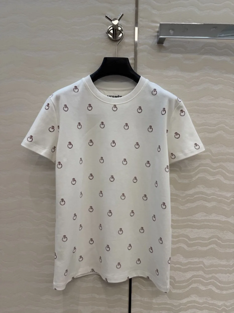 エルメス Tシャツ コピー 上品 カジュアル 半袖Tシャツ アノー・フィネス プリント ホワイト エルメス Tシャツ コピー 上品 カジュアル 半袖Tシャツ アノー・フィネス プリント ホワイト