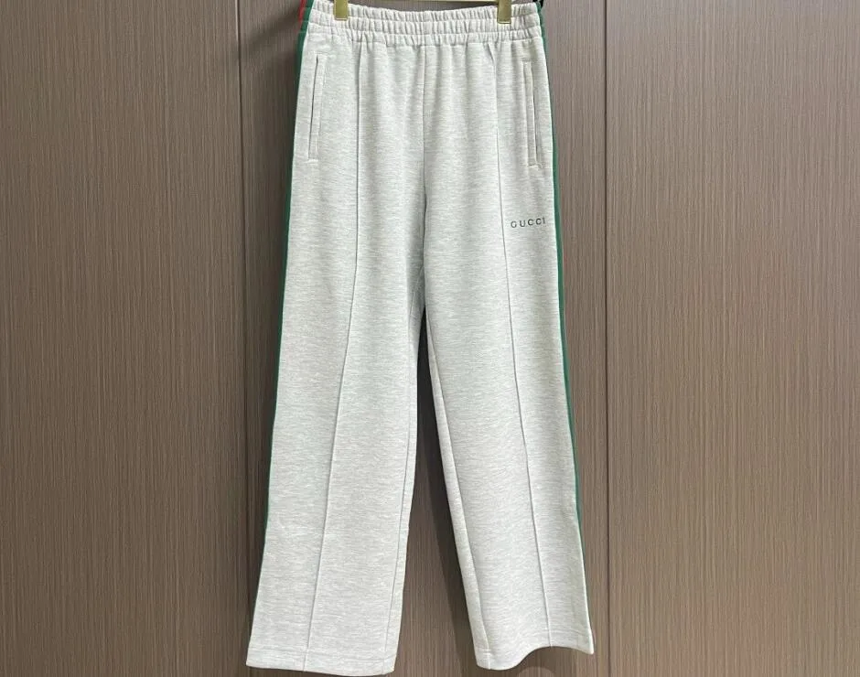 クラシック サイドライン スウェットパンツ グッチ パンツ コピー グレー