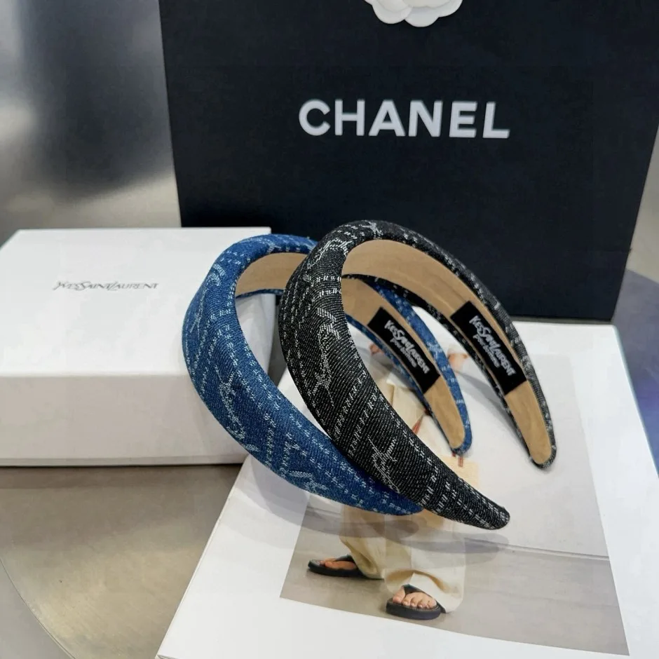 YSL モノグラム デニムカチューシャ イヴ・サンローラン カチューシャ 偽物 YSL モノグラム デニムカチューシャ イヴ・サンローラン カチューシャ 偽物