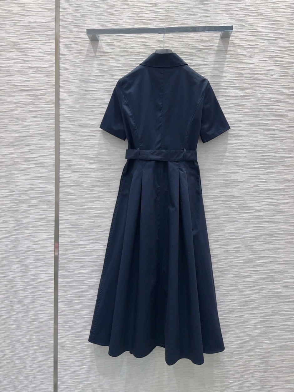 定番 コットン シャツドレス クリスチャン・ディオール ワンピース