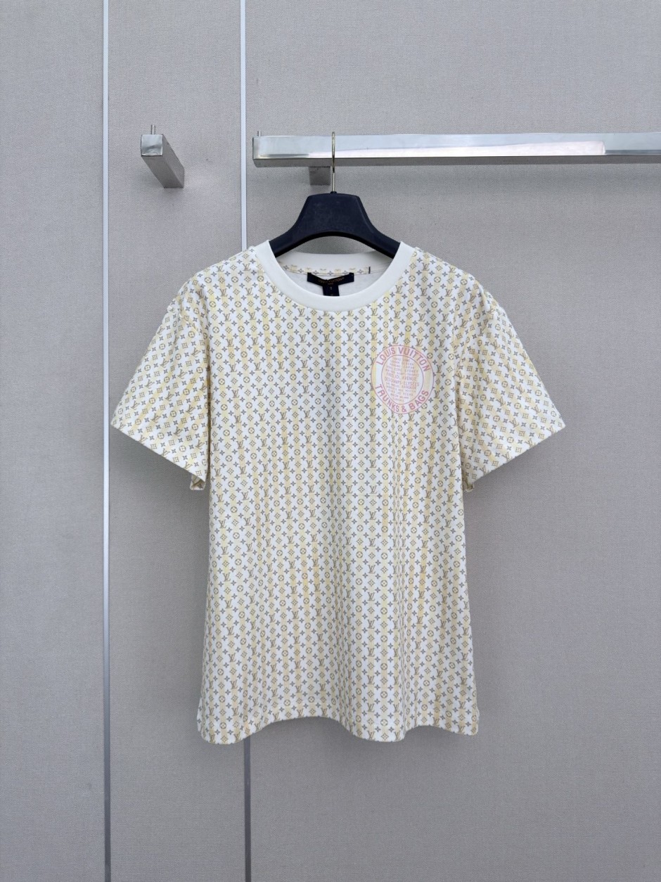 モノグラム ストライプ Tシャツ ルイ・ヴィトン Tシャツ コピー 半袖
