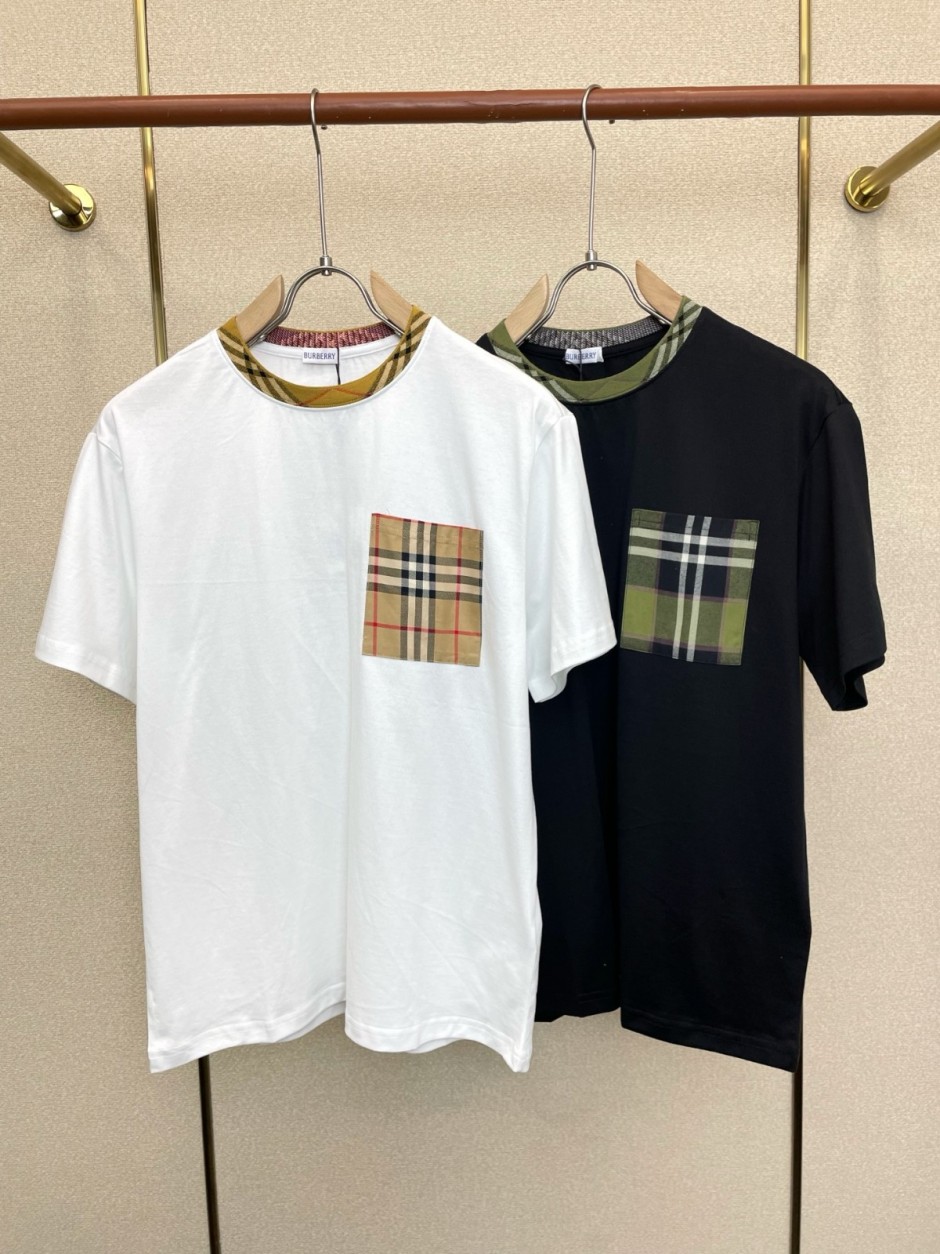 カジュアル 洗練された クルーネック 半袖Tシャツ バーバリー Tシャツ 偽物 コットン カジュアル 洗練された クルーネック 半袖Tシャツ バーバリー Tシャツ 偽物 コットン