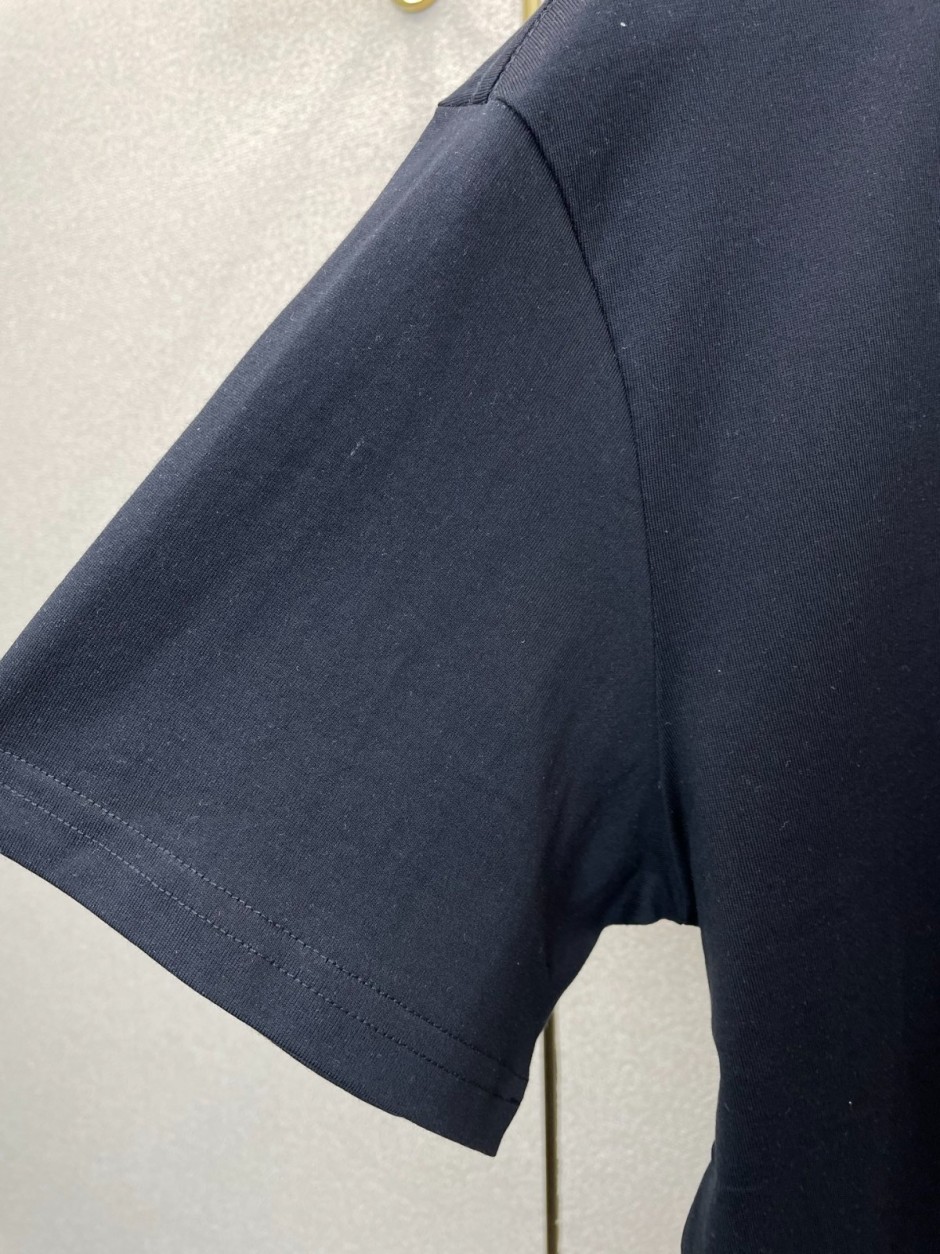 1784532300707339.jpg カジュアル 洗練された クルーネック 半袖Tシャツ バーバリー Tシャツ 偽物 コットン
