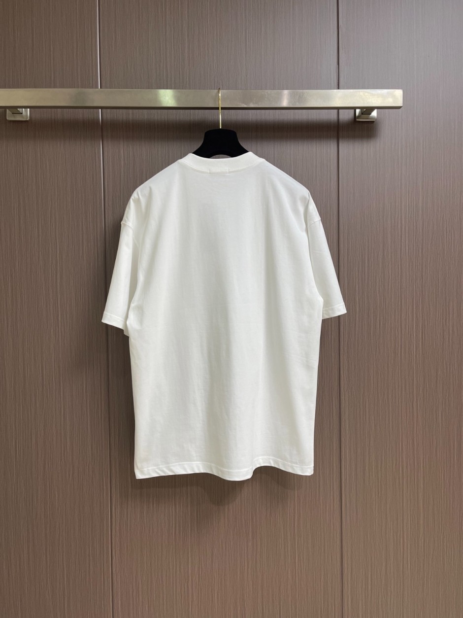 Book Cover プリント 半袖Tシャツ クリスチャン・ディオール Tシャツ コピー ホワイト