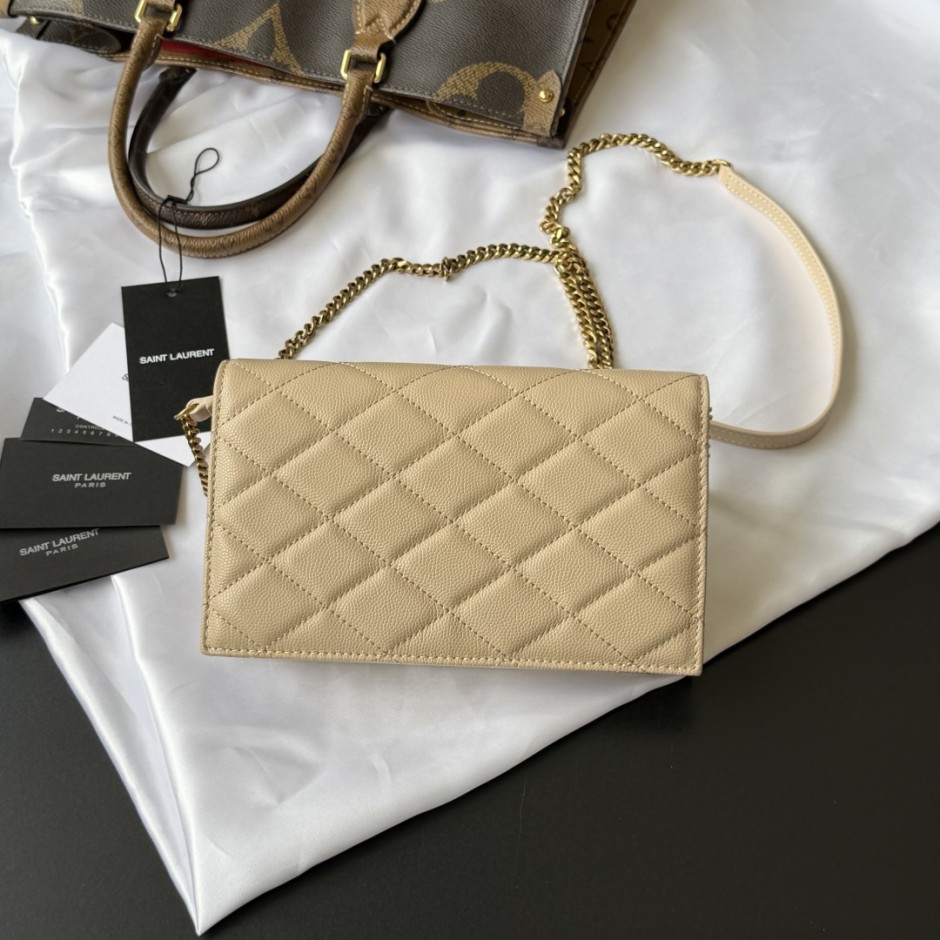 1784879062710321.jpg YSL キルティング チェーンショルダーバッグ イヴ・サンローラン バッグ スーパーコピー ベージュ