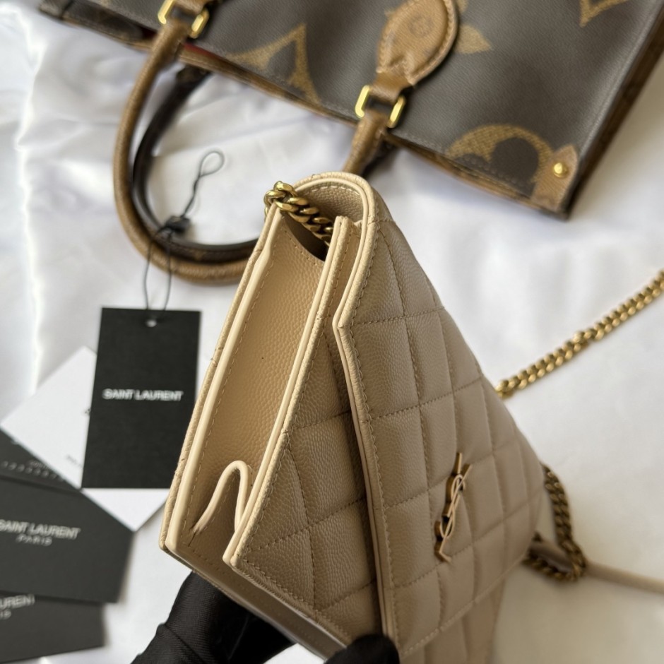 1784879064513885.jpg YSL キルティング チェーンショルダーバッグ イヴ・サンローラン バッグ スーパーコピー ベージュ