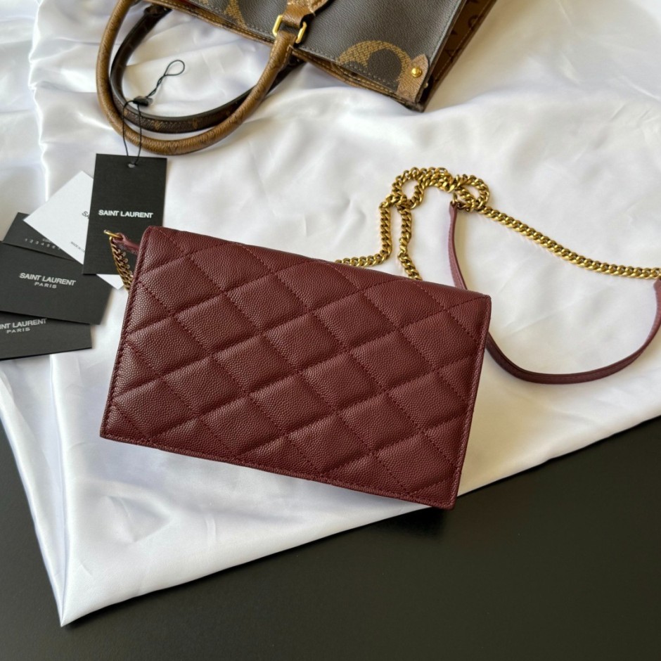 1784879216745331.jpg YSL キルティング チェーンショルダーバッグ イヴ・サンローラン バッグ スーパーコピー ボルドー
