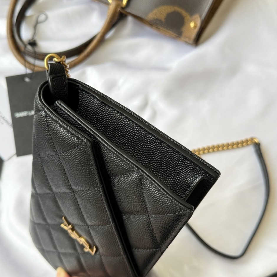 1784879334759176.jpg イヴ・サンローラン バッグ スーパーコピー YSL キルティング チェーンショルダーバッグ ブラック