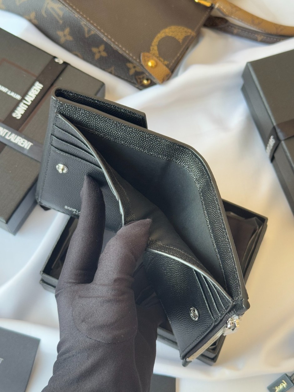 1784881471663842.jpg YSL コンパクトウォレット イヴ・サンローラン 財布 スーパーコピー 小銭入れ ブラック