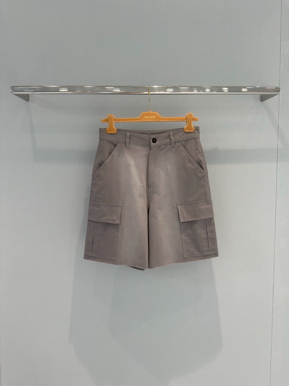 1785052841436224.jpg カジュアル カーゴハーフパンツ ミュウミュウ パンツ 偽物 合わせやすい