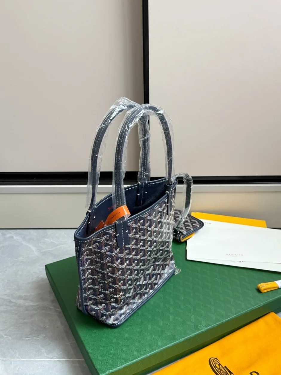 1785117884856674.jpg アンジュ トートバッグ ミニポーチ ゴヤール バッグ スーパーコピー ネイビー
