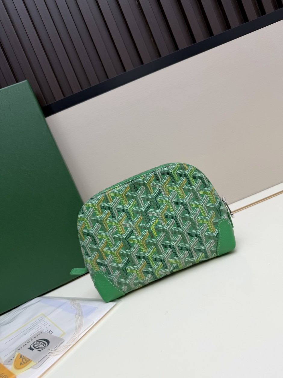 1785209214307362.jpg GOYARD ゴヤール ヴァンドーム コスメティックポーチ スーパーコピー グリーン