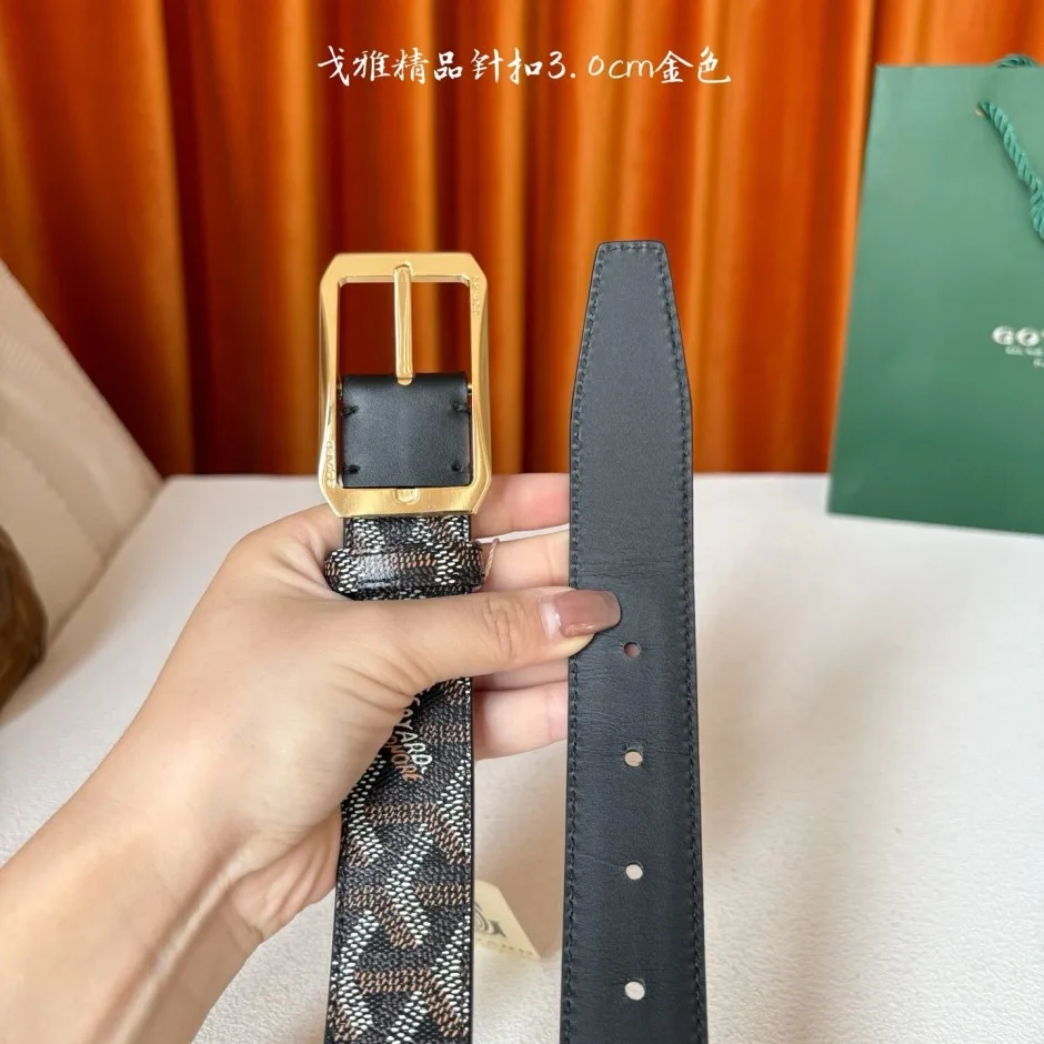 1785231546199651.jpg 人気 ヘリンボーン柄 ゴヤール ベルト コピー レザー 合わせやすい 30mm