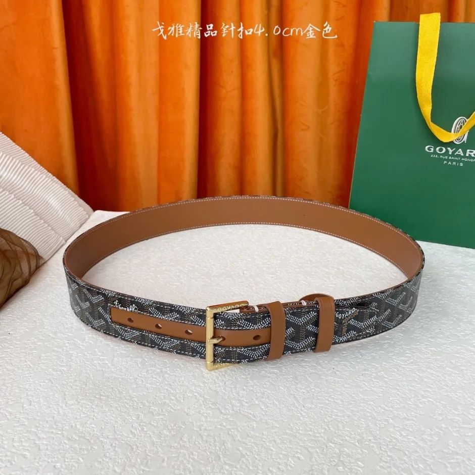 1785231969770473.jpg 目を惹く ヘリンボーン柄 レザーベルト ゴヤール ベルト コピー 40mm