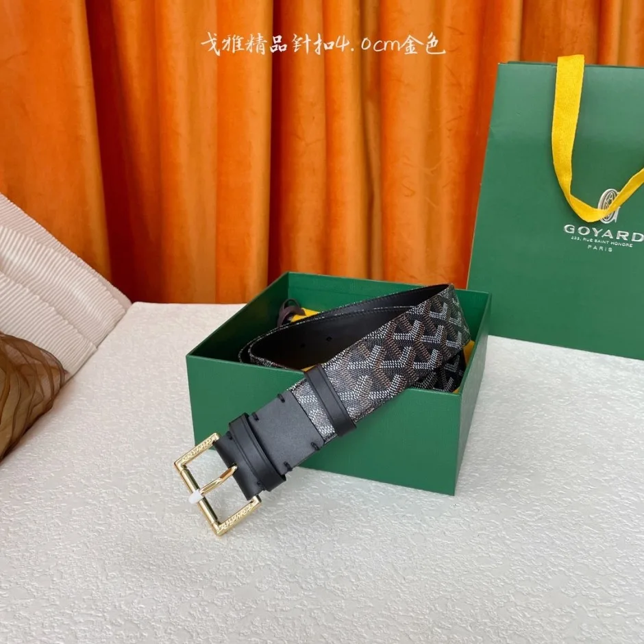 1785232119898347.jpg ゴヤール ベルト コピー 40mm 目を惹く ヘリンボーン柄 レザーベルト