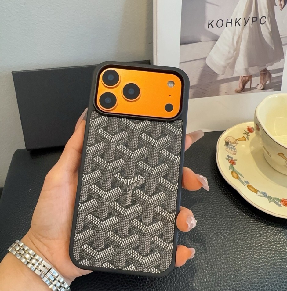 目を惹く ヘリンボーン柄 ゴヤール アイフォンケース 偽物 iPhoneケース