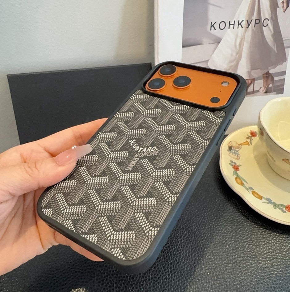 目を惹く ヘリンボーン柄 ゴヤール アイフォンケース 偽物 iPhoneケース