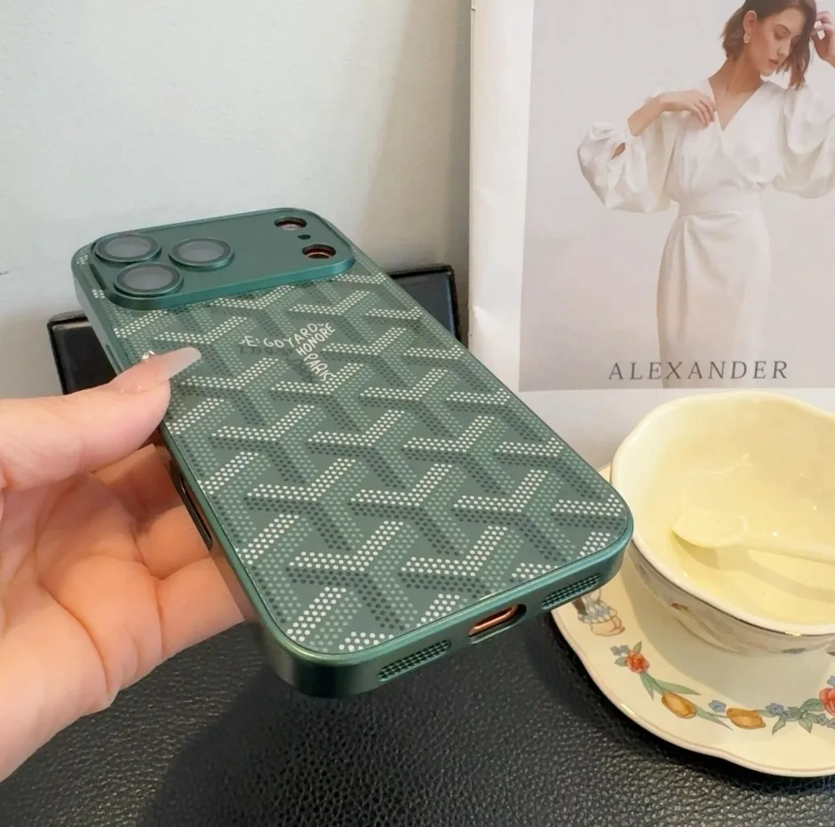 1785233536419877.jpg ゴヤール アイフォンケース 偽物 目を惹く ヘリンボーン柄 iPhoneケース