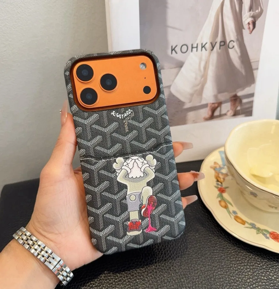 1785233946409673.jpg スタイリッシュ ゴヤール アイフォンケース 偽物 ヘリンボーン柄 iPhoneケース