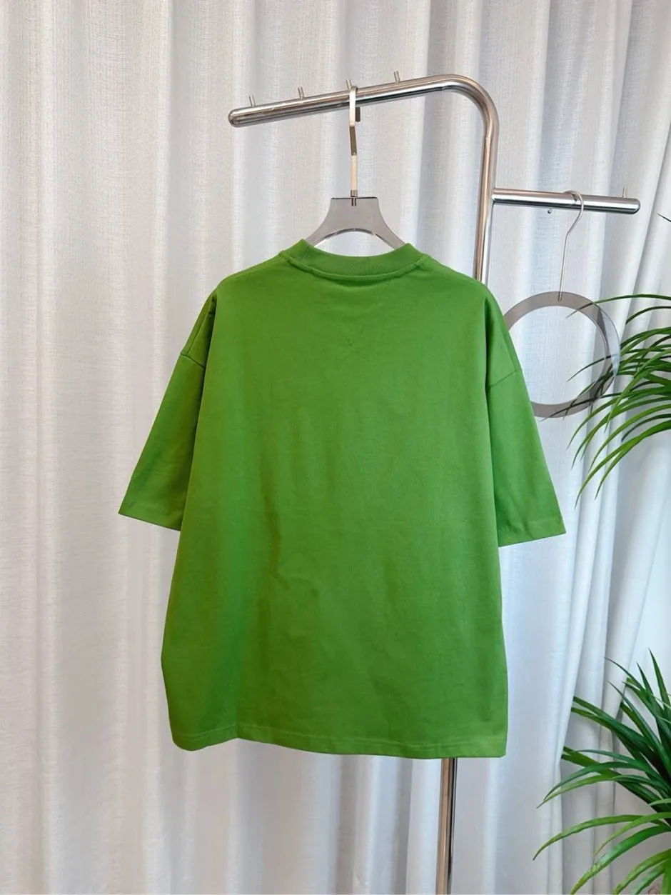 1785301724397317.jpg ユニセックス ポケット付き 半袖Tシャツ ボッテガ・ヴェネタ Tシャツ コピー グリーン