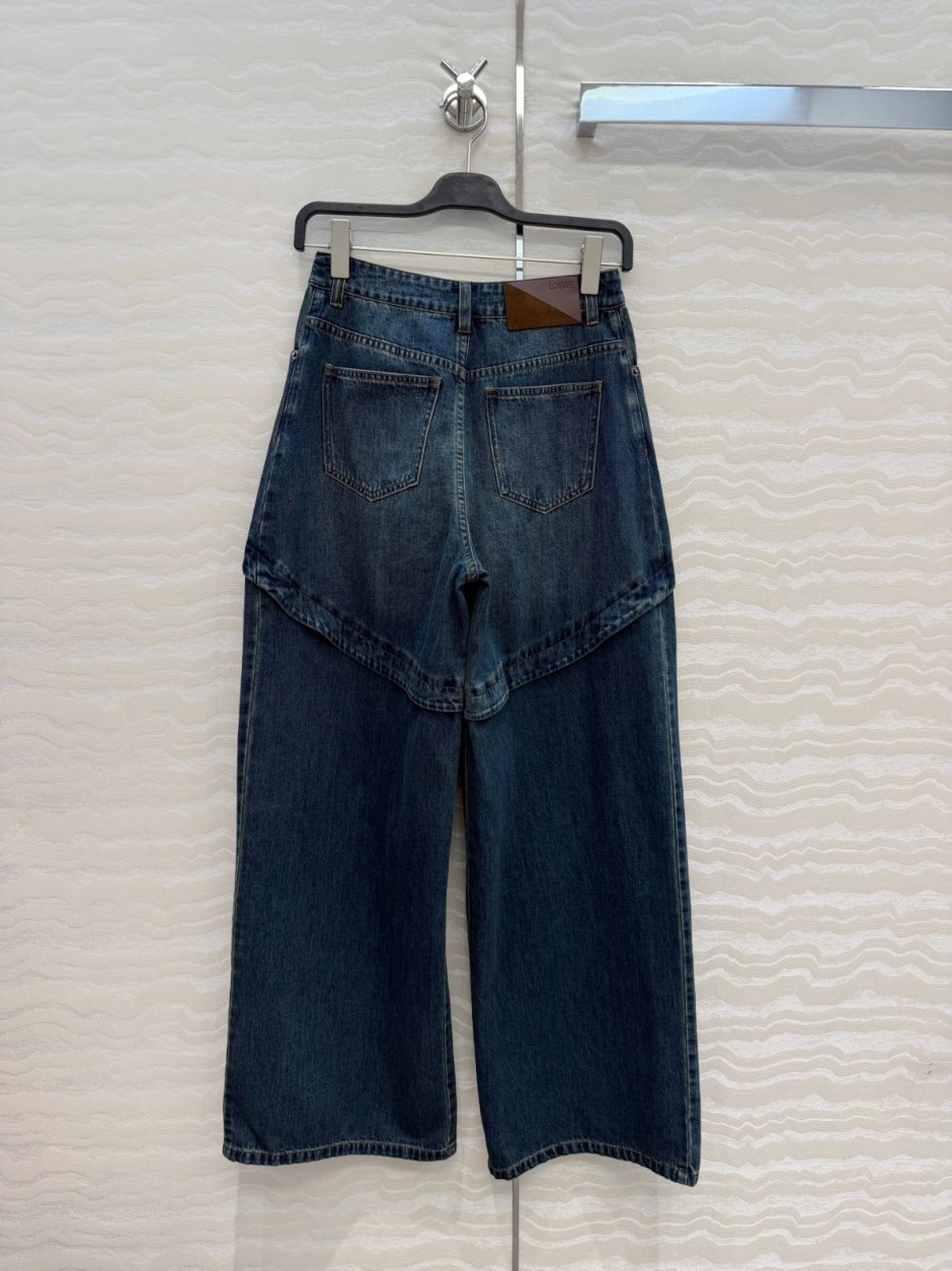 1785406107441258.jpg スタイリッシュ デニムパンツ ロエベ ジーンズ コピー バレルレッグジーンズ
