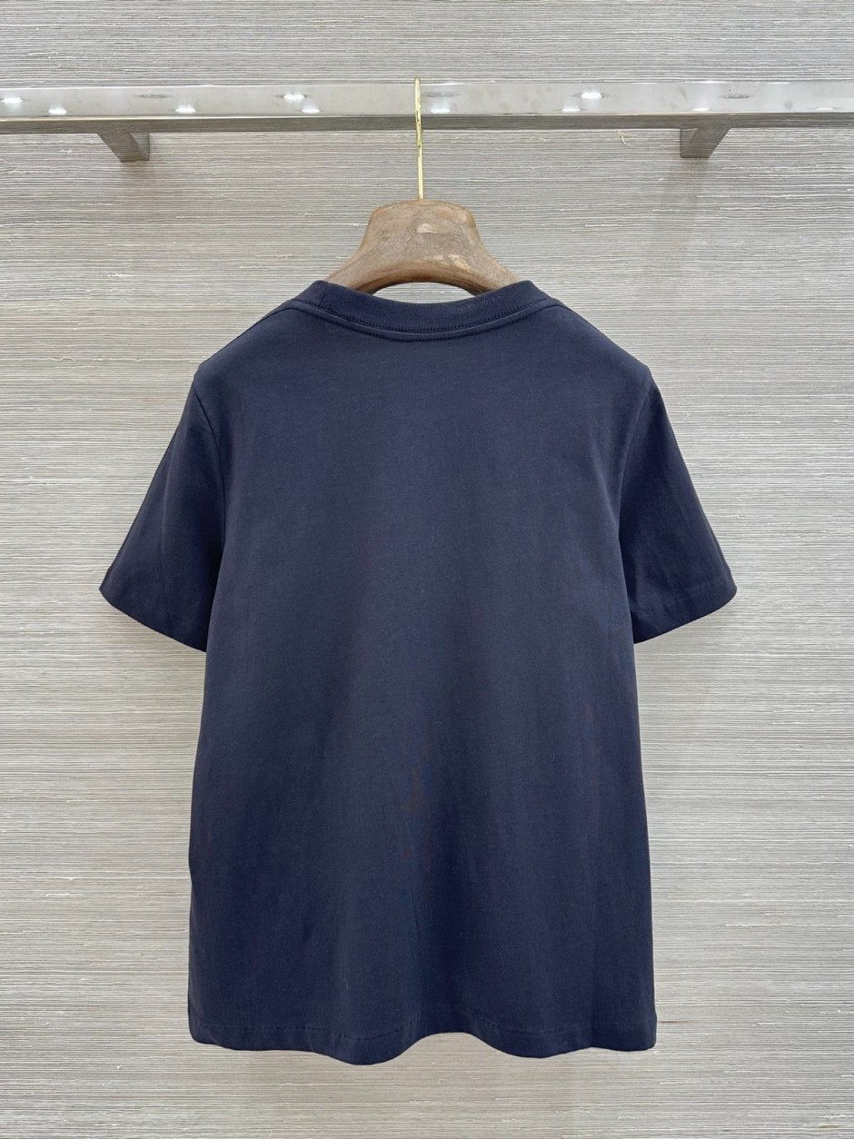 1785476951648242.jpg コットン プリント 半袖Tシャツ クロエ Tシャツ 偽物 クルーネック 合わせやすい
