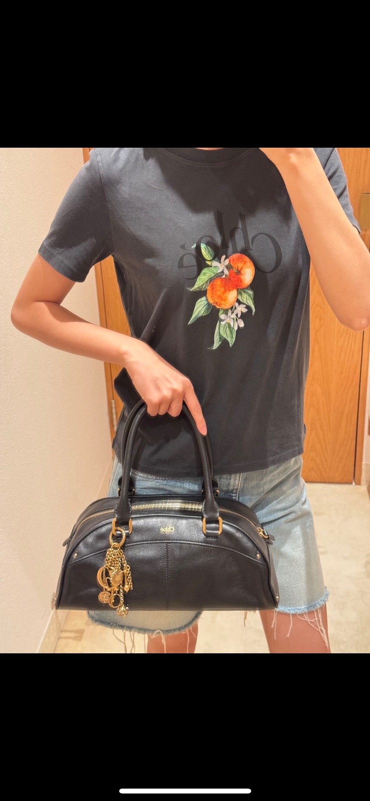 1785476951894934.jpg コットン プリント 半袖Tシャツ クロエ Tシャツ 偽物 クルーネック 合わせやすい
