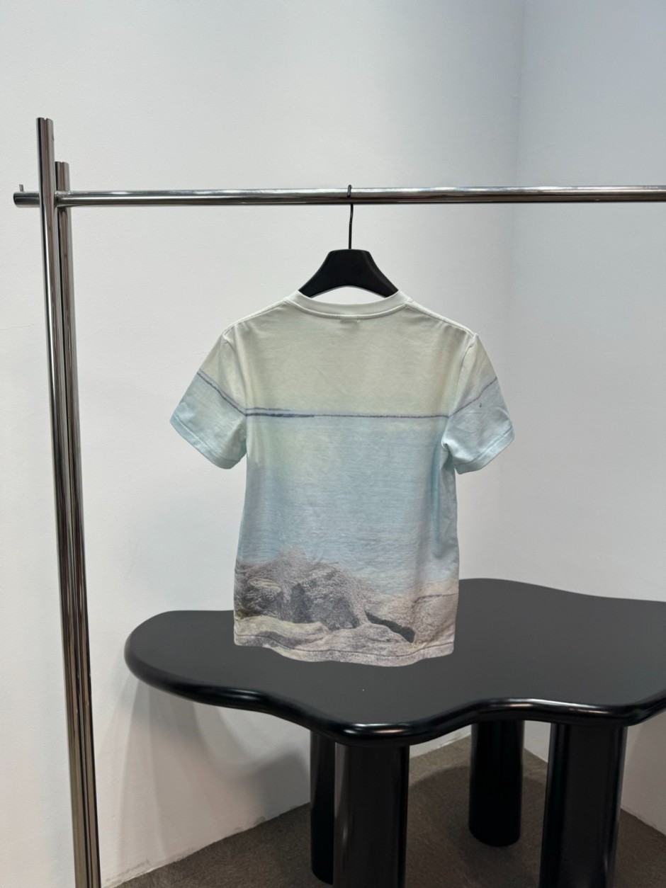 1785552491416279.jpg コットンジャージー クルーネック ロゴTシャツ クロエ Tシャツ 偽物 合わせやすい