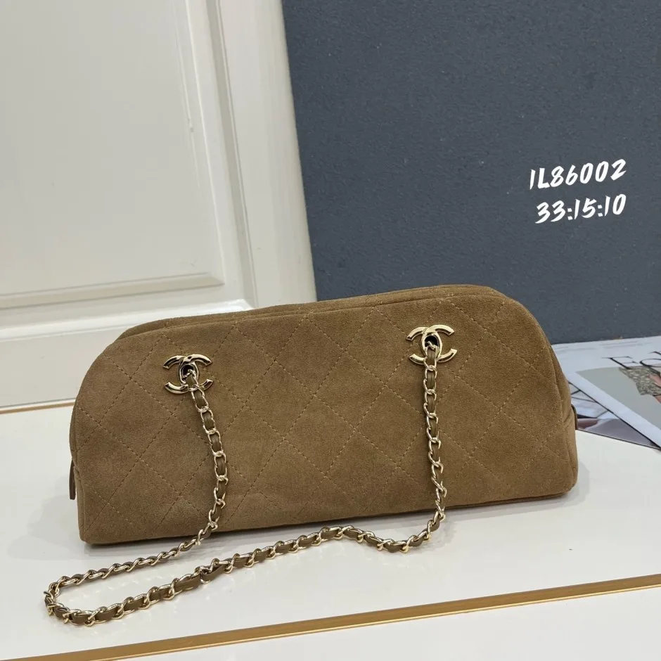 1785728267119025.jpg 洗練された スエード ショルダーバッグ シャネル バッグ コピー キャメル