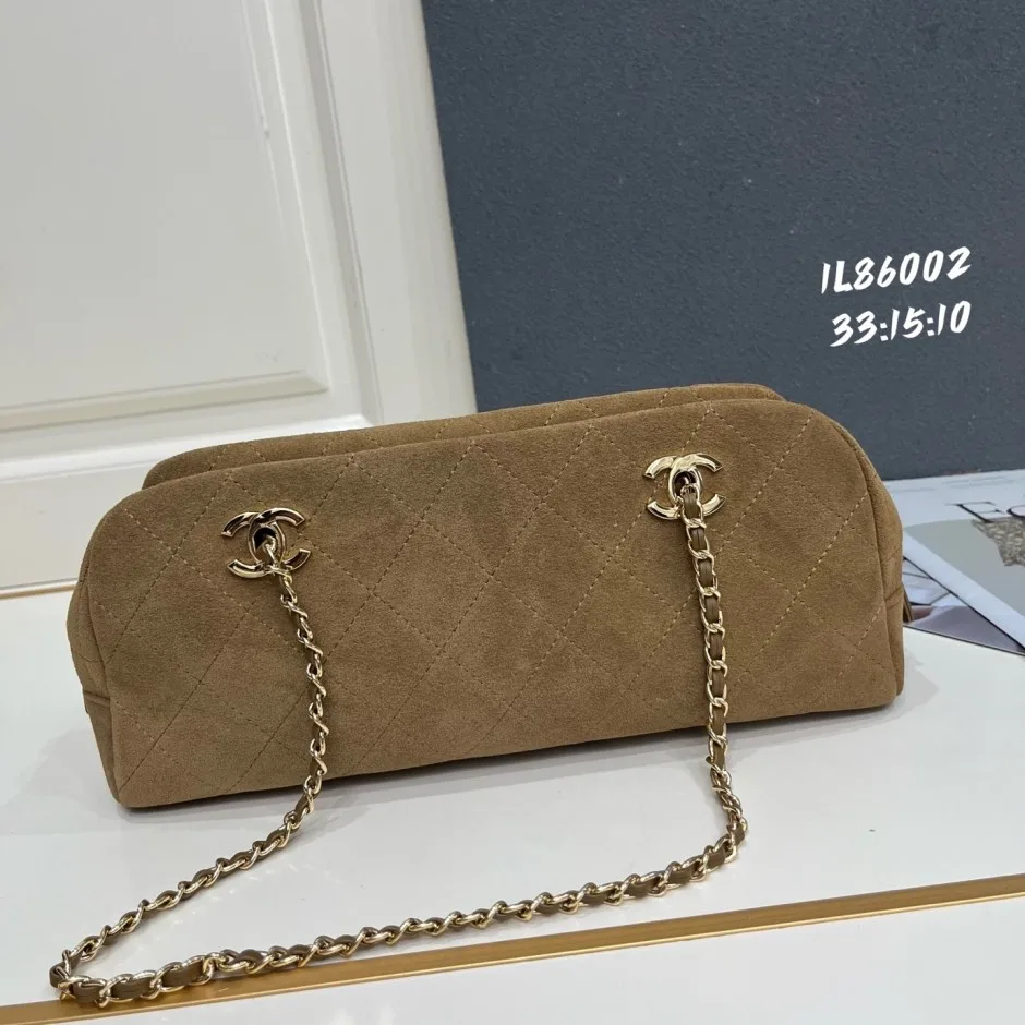 1785728267174425.jpg 洗練された スエード ショルダーバッグ シャネル バッグ コピー キャメル