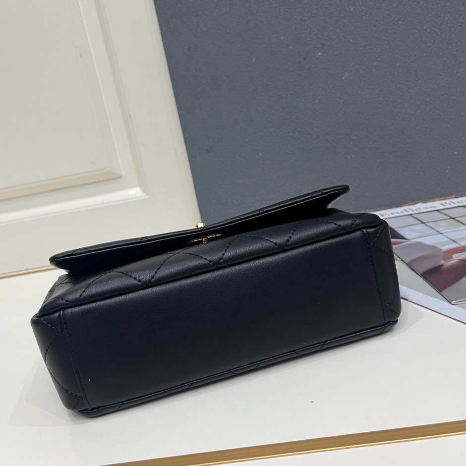 1785755675509691.jpg シャネル バッグ コピー キルティング レザー ショルダーバッグ ブラック