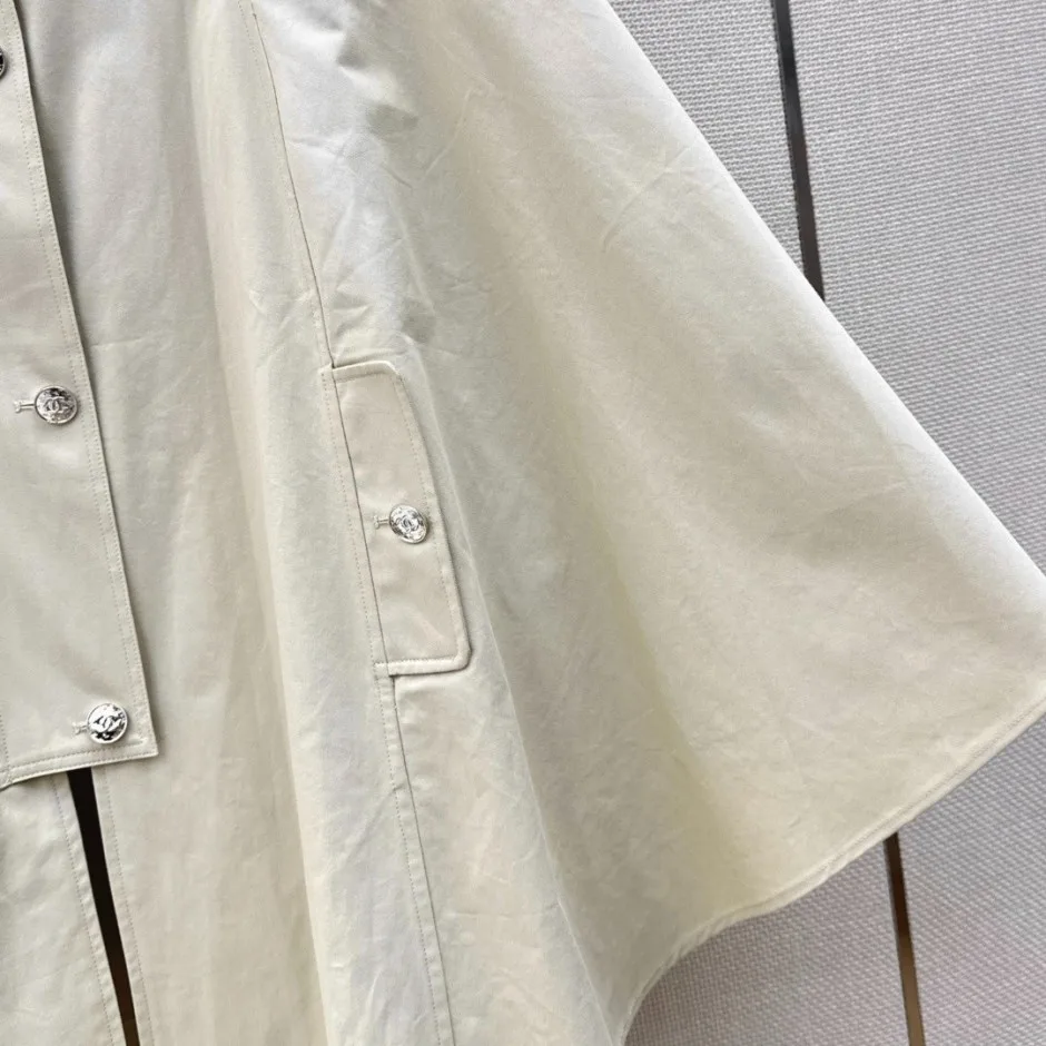 春夏 洗練された ケープアウター シャネル ジャケット コピー ベージュ