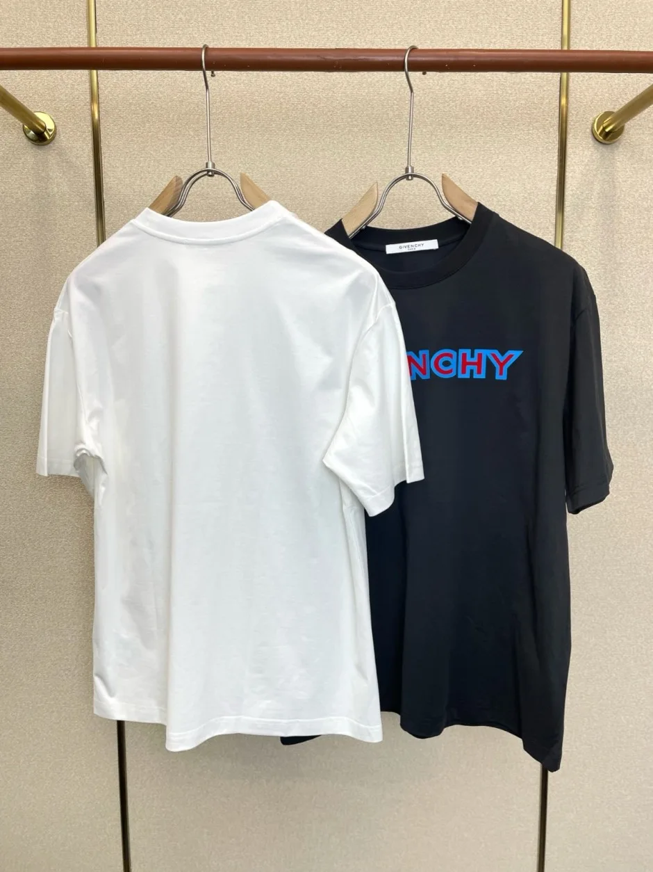 ロゴプリント クルーネック 半袖Tシャツ ジバンシィ Tシャツ 偽物 カジュアル