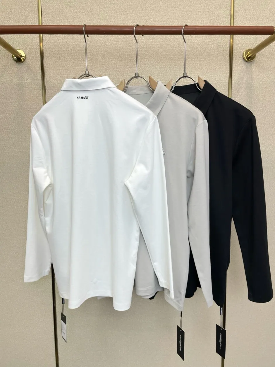 1786006070381488.jpg アルマーニ Tシャツ コピー 洗練された カジュアル 長袖 ポロシャツ