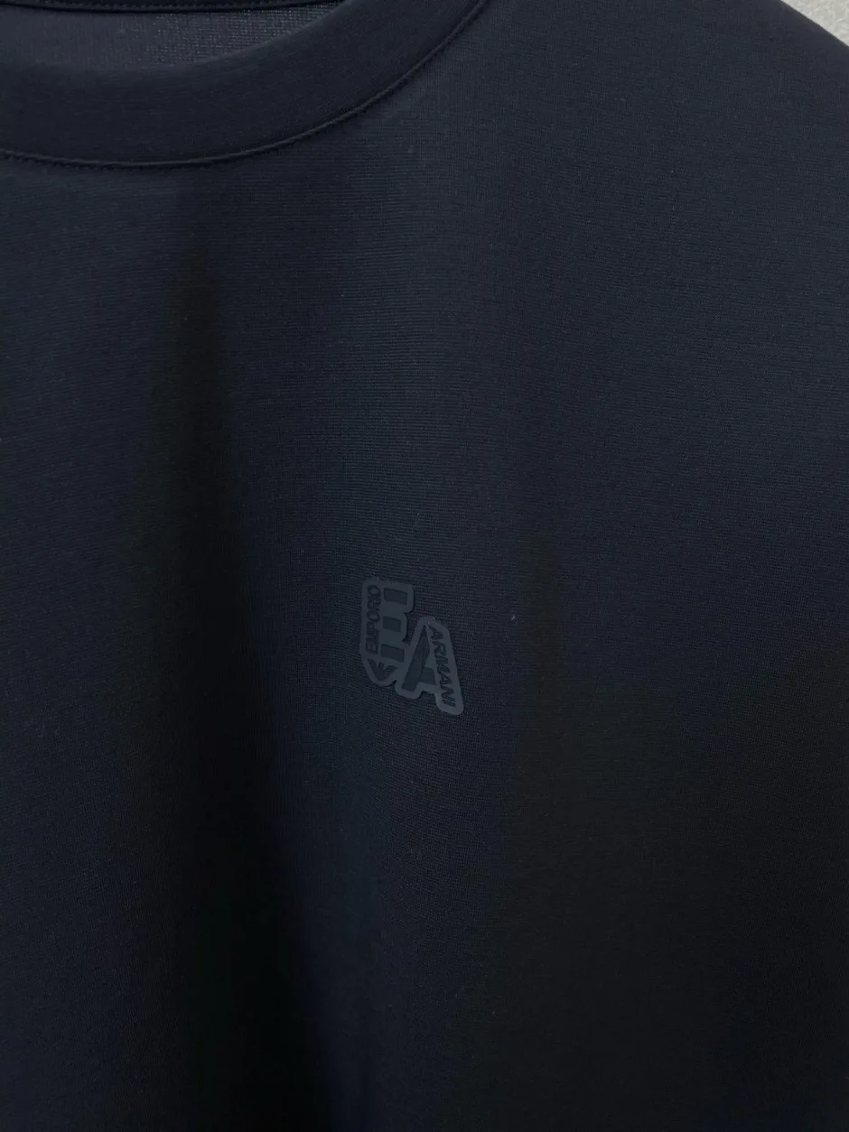 1786013944492335.jpg シンプル 合わせやすい ロゴ 長袖Tシャツ アルマーニ Tシャツ コピー クルーネック