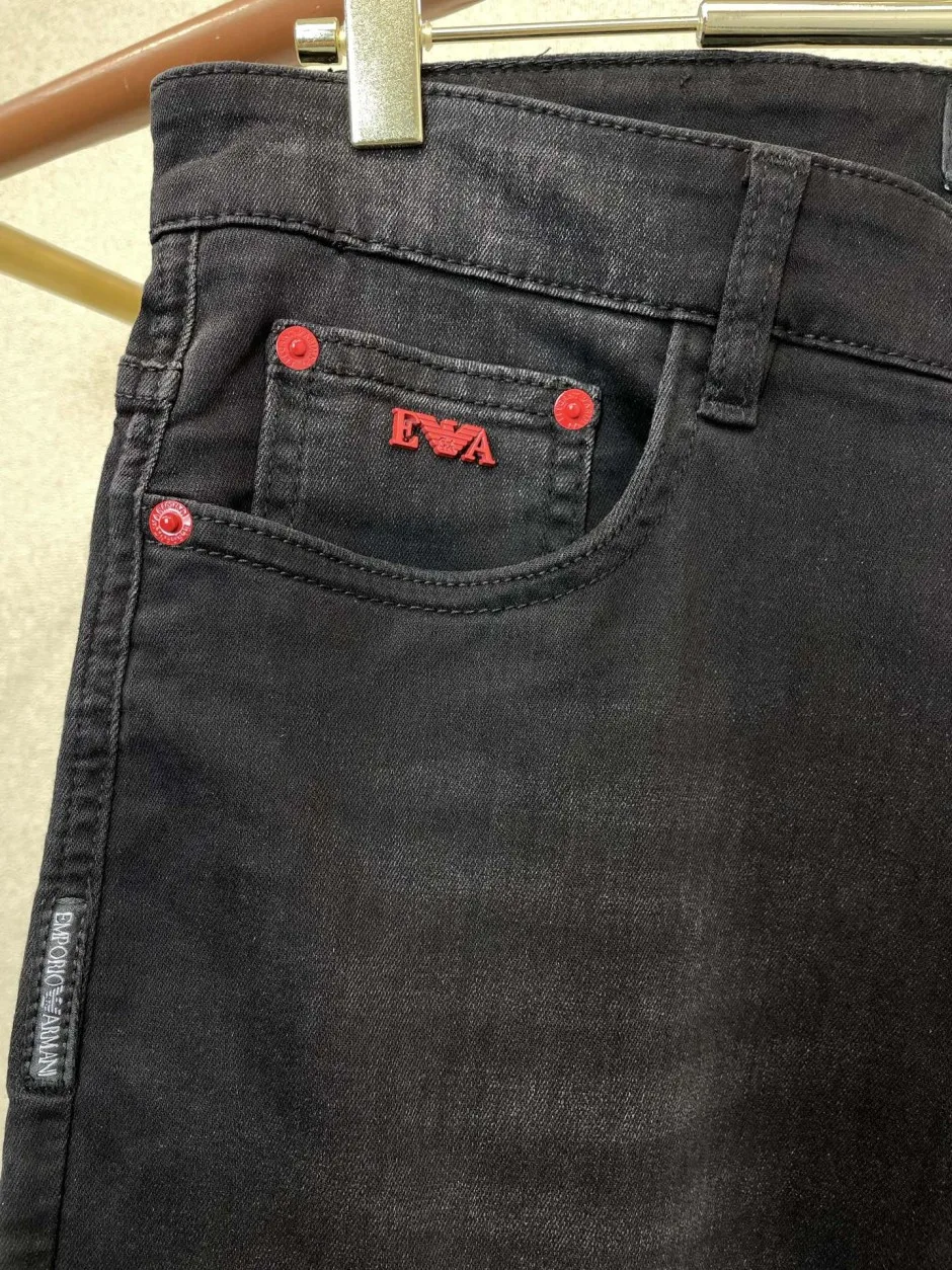 1786015816402635.jpg 洗練された 合わせやすい アルマーニ ジーンズ 偽物 デニムパンツ メンズ