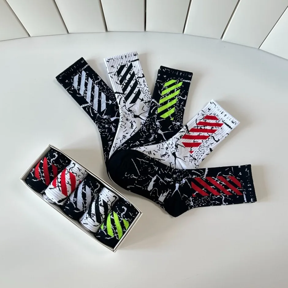 1786078743543369.jpg オフホワイト 靴下 偽物 合わせやすい スタイリッシュ 5足セット ソックス