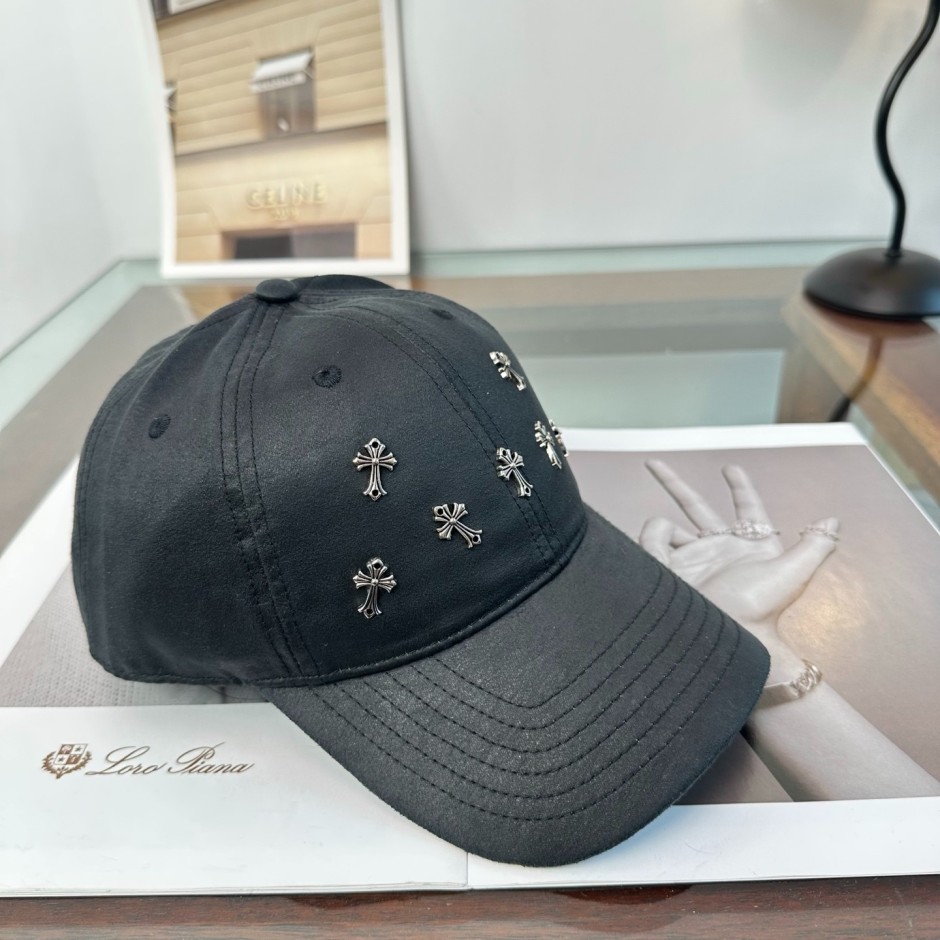 1786166339145573.jpg スタイリッシュ クロスモチーフ ベースボールキャップ クロムハーツ キャップ 偽物
