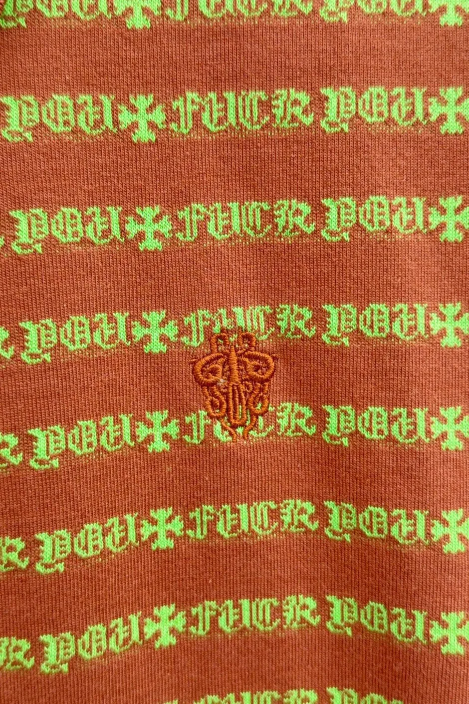 1786261477599697.jpg おしゃれ 総柄 長袖 ポロシャツ クロムハーツ Tシャツ 偽物 コットン