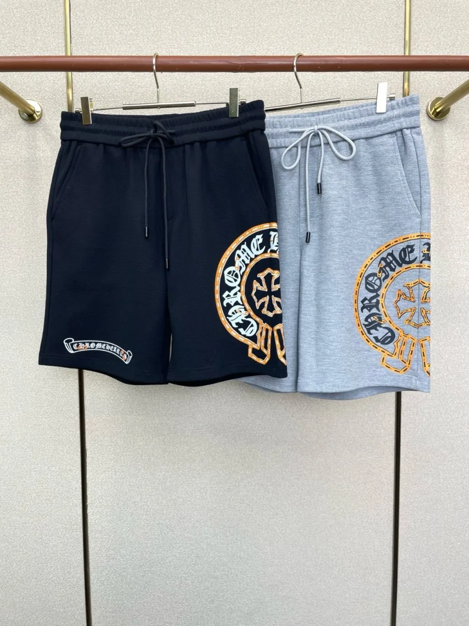1786263322217612.jpg ホースシューグラフィック スウェットショートパンツ クロムハーツ パンツ 偽物