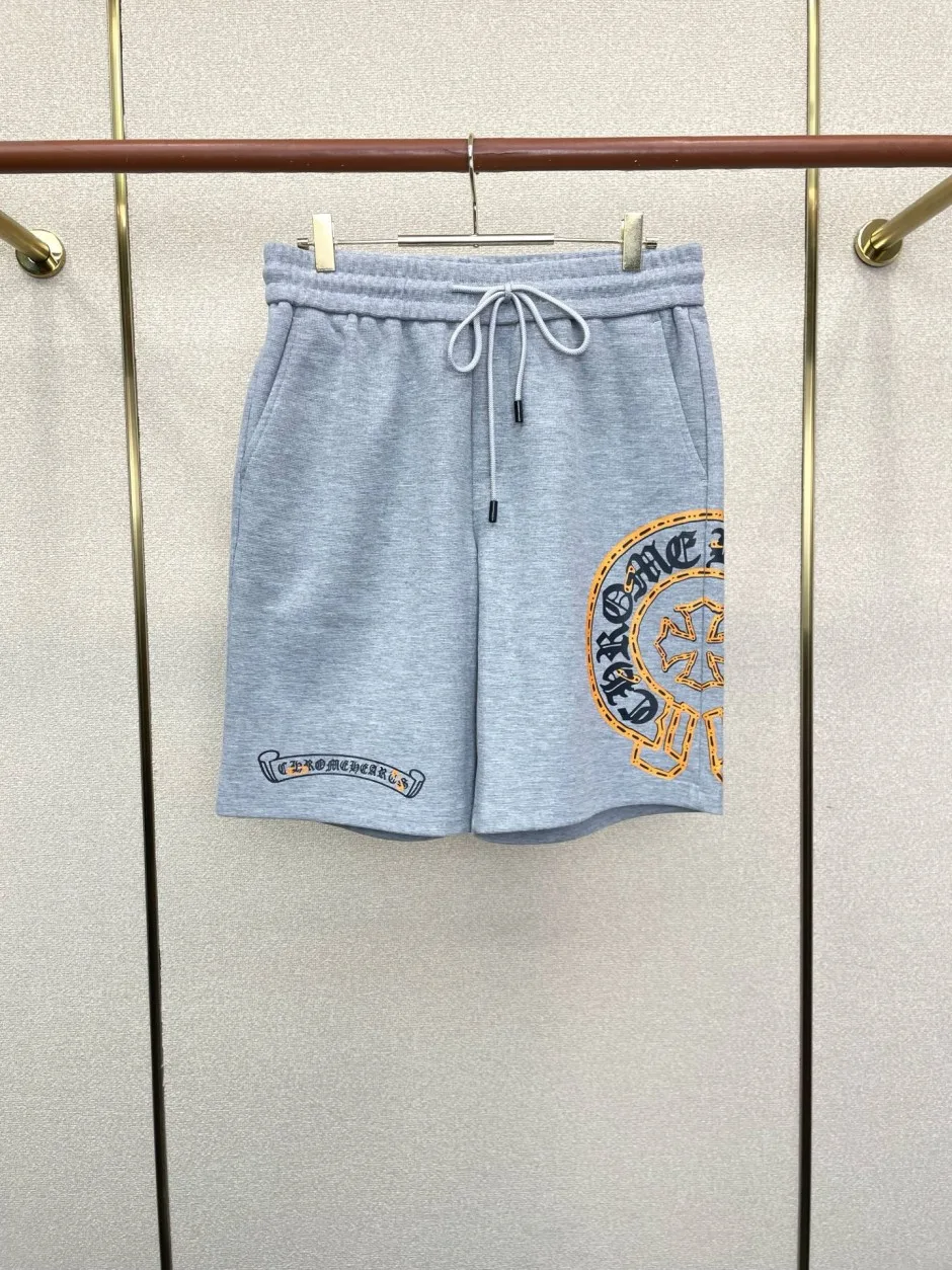 1786263328897351.jpg ホースシューグラフィック スウェットショートパンツ クロムハーツ パンツ 偽物