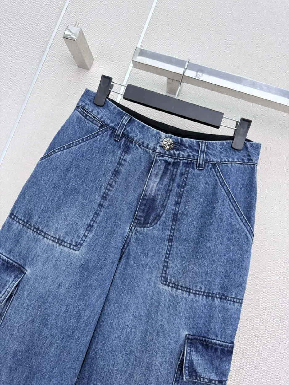 1786328144485105.webp カジュアル カーゴデニムパンツ クロムハーツ ジーンズ 偽物 合わせやすい