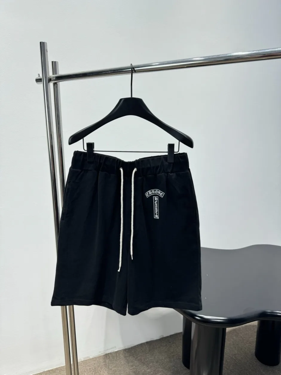 1786334983142384.webp クロムハーツ パンツ 偽物 カジュアル ロゴプリント ショートパンツ ユニセックス