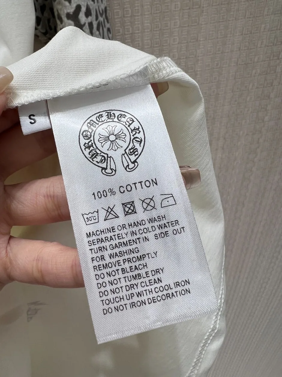 1786348273919339.webp レオパード柄 ラグランスリーブ 長袖Tシャツ クロムハーツ Tシャツ 偽物 ホワイト