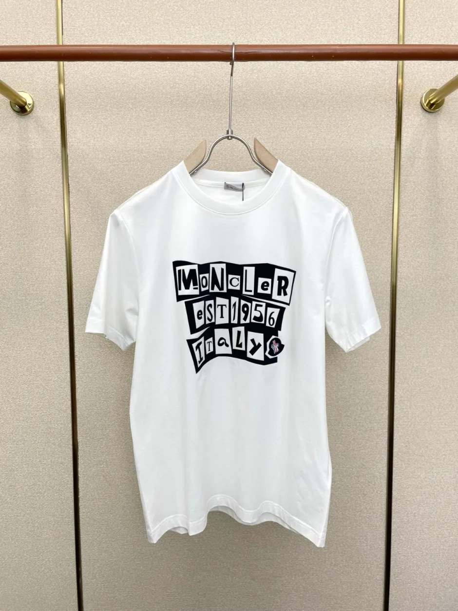 1786425831804098.webp カジュアル 合わせやすい モンクレール Tシャツ 偽物 プリント 半袖Tシャツ