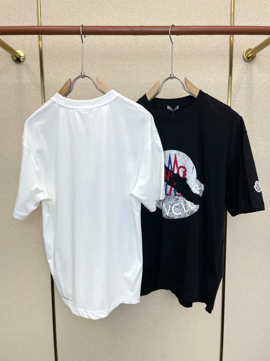 1786434467243888.webp カジュアル プリント モンクレール Tシャツ 偽物 クルーネック 半袖Tシャツ