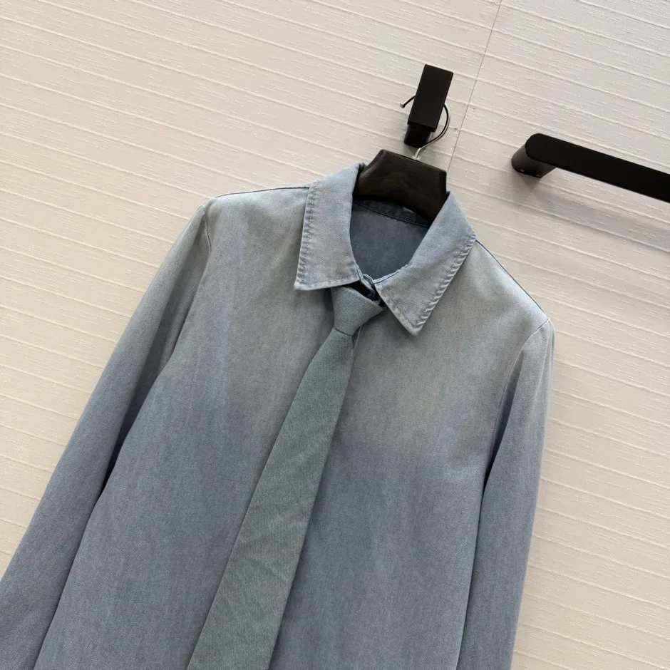 ネクタイ付き カジュアル デニムシャツ ラルフローレン シャツ 偽物